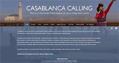 Desktop Screenshot of casablancacalling.com